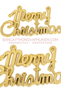 Chữ Merry Christmas Kiểu Đơn Giản Cỡ 10cm, 15cm, 20cm, 25cm và 30cm